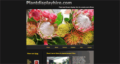 Desktop Screenshot of plantdisplayhire.com